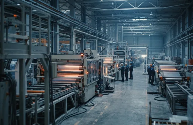 Sheet extrusion line running in Plant 01
