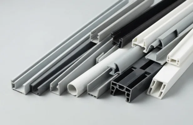 Extruded profiles leaving the in-line cutter in Plant 02